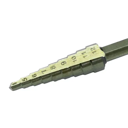 Сверло ступенчатое по металлу 4-12мм Р6М5К5 HSS (Политех)