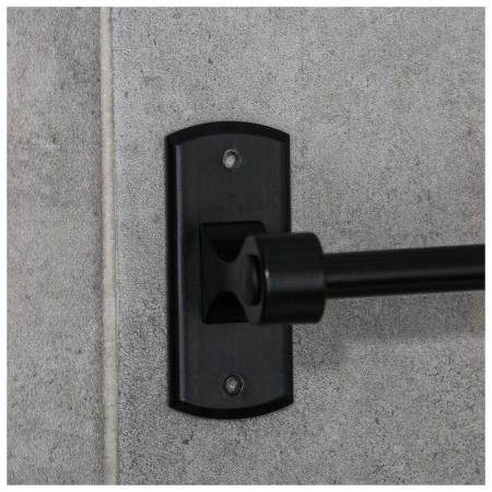 Набор для ванной "Лофт", 6 предметов, цвет чёрный