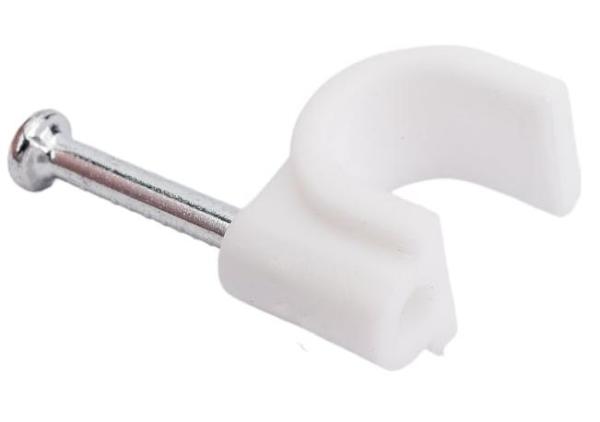 Скоба крепежная Navigator (круг) d9мм с гвозд. NCR-10-50 (уп.50 шт.) 