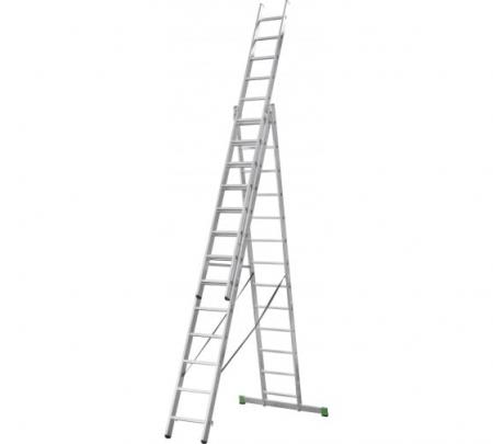 Лестница алюминиевая 3-секционная Новая Высота NV 2230 3x13 перекладин