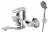 Смеситель для ванны Decoroom с поворотным изливом 200мм, хром DR70044 (JQ237039) 