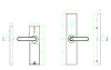 Умная ручка Gimmel F27 TTLock, черный
