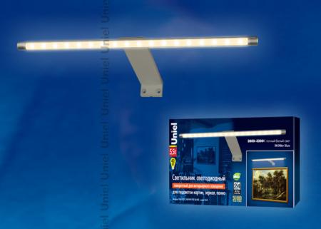 Подсветка LED для зеркал и картин ULM-F32-5,5W/WW IP20 SILVER