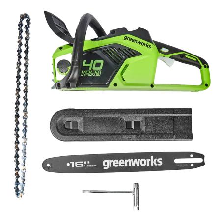 Пила цепная Greenworks 40В (без АКБ и ЗУ)
