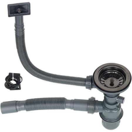 Мойка D400B Octavia MELANA Profline 1,2/200 графит врезная фигурная D400B