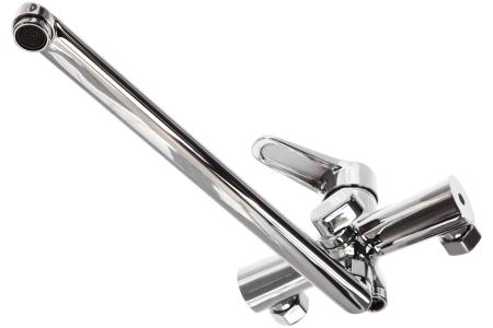 Смеситель для ванной G-lauf NUD7-A146 длинный излив хром 