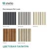 Панель Стеновая Реечная МДФ Stella Beats De Luxe Black Lead 2700*119*16 (4шт.упак.)