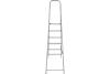 Стремянка стальная с алюминиевыми ступенями Новая Высота NV 1130 1x6