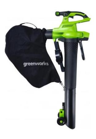 Воздуходув-пылесос аккумуляторный б/щ Greenworks 40В GB40BVIIK4 (с АКБ и ЗУ)