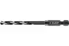Сверло по металлу для винтовёртов и шуруповертов ЗУБР НЕХ-1/4", d 4.0х93мм, IMPACT READY (29623-