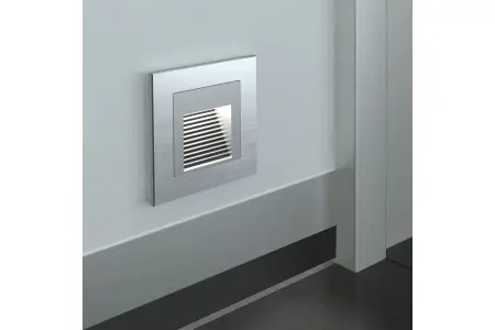 Подсветка встраиваемая LED / WL06-BL-02-LED (серебряный)
