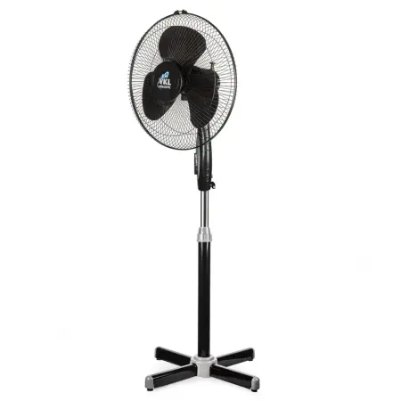 Вентилятор напольный VGF-01 Black, 40Вт, 3 режима, 90гр, поворот, черный VKL electric