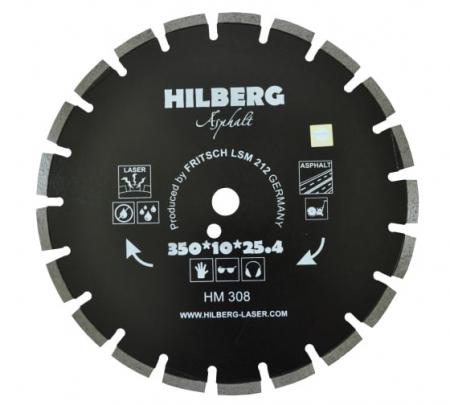 Диск пильный по асфальту Hilberg Ø350х25х12 Materials HM308