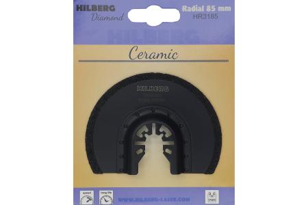Полотно Hilberg для МФИ алмазное по керамике Radial El-P85mm HR3185