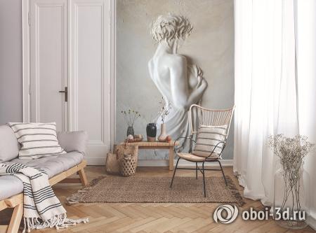3D Фотообои «Чарующая незнакомка» Песок 