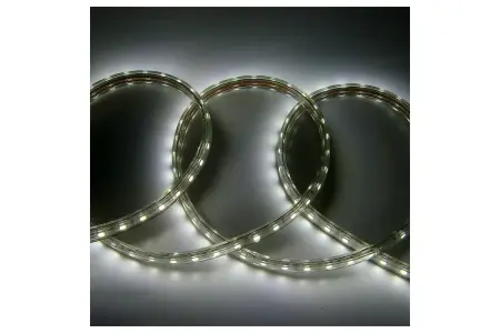Лента светодиодная 14,4W/m 5050 60 Led 50M-240V Холодный