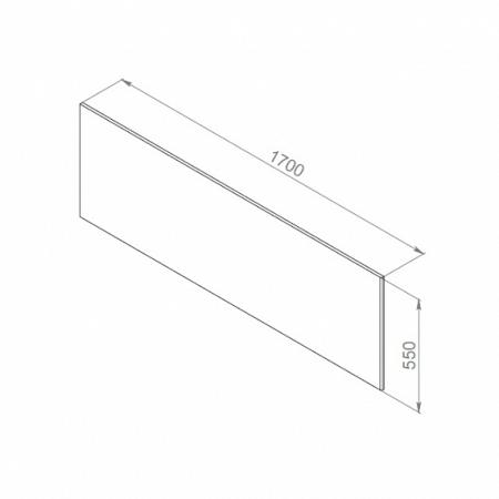 Панель для ванны Am.Pm W52A-170-075W-P Inspire V2.0 170x75см