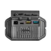 Пусковое устройство QUATTRO ELEMENTI Nitro 24 (12В, 24000 мАч, 2000 А, Type-C,USB-A, дисплей,фонарь)