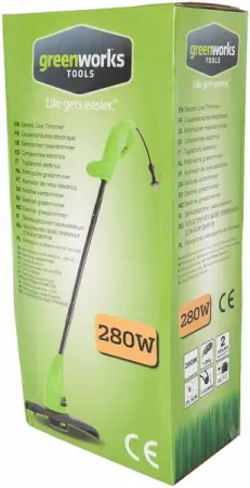 Триммер струнный Greenworks 280Вт