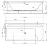 Каркас для ванны Am.Pm 180x80 W52A-180-080W-R Inspire V2.0