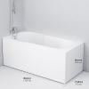 Ванна акриловая Am.Pm W88A-150-070W-A X-Joy 150x70см