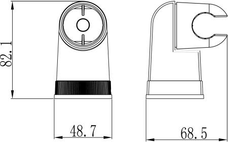 Кронштейн для душа Lemark LM8009C