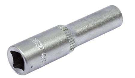 Головка торцевая удлиненная  1/4", 6мм, ЗУБР FLANK
