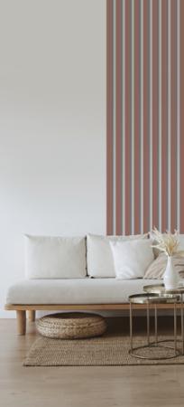 Интерьерная Рейка МДФ Планкен De Luxe Mauve 16*60*2700 (уп.6 шт.)
