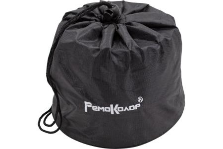 Мини-плита газовая с пьезоподжигом, с ветрозащитой, круглая РемоКолор