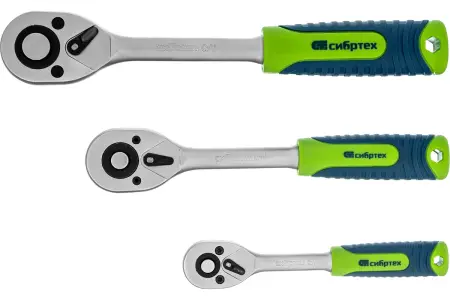 Набор инструментов, 1/2", 3/8", 1/4", пластиковый кейс 160 предм.// Сибртех