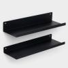 Полки для хранения 35x10x3.5 см, цвет черный. 2 шт 9431204
