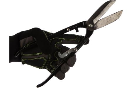 Ножницы по металлу 300мм HCS, прямой рез, фиксатор РемоКолор