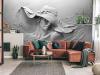 3D Фотообои «Барельеф женщина в шляпе» Песок 300*240