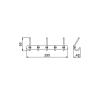 Крючков 5 планка FRAP F201-5