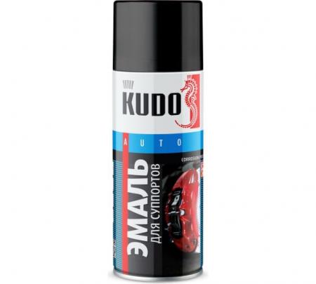 Эмаль для суппортов черная 520мл KUDO 
