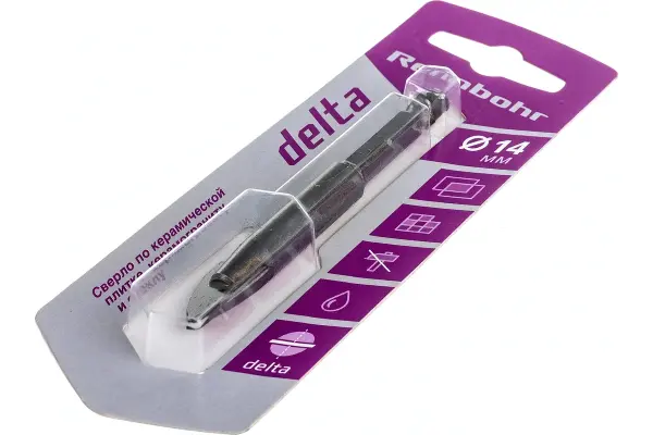 Сверло Rennbohr Delta Ø14мм по керамике