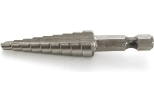 Сверло ступенчатое по металлу 4-12мм HSS (Политех)