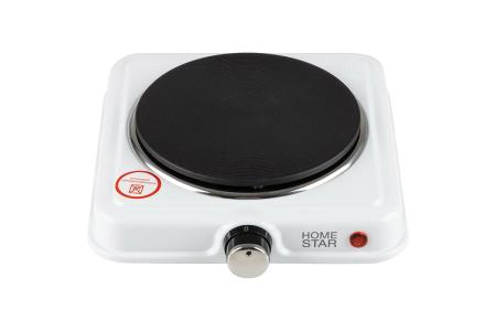 Электроплитка HomeStar HS-1108, 1 конфорка, диск, 1кВт, белая 104911