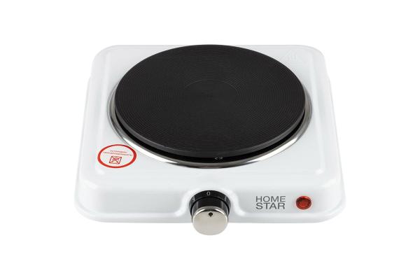 Электроплитка HomeStar HS-1108, 1 конфорка, диск, 1кВт, белая 104911