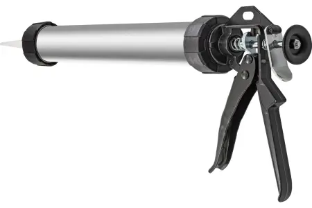 Пистолет для герметика закрытый, алюм. корпус, 600мл РемоКолор