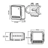 Диммер-выключатель умный Wi-Fi UCH-A302 2C/DIM WHITE голос.управ+приложен.