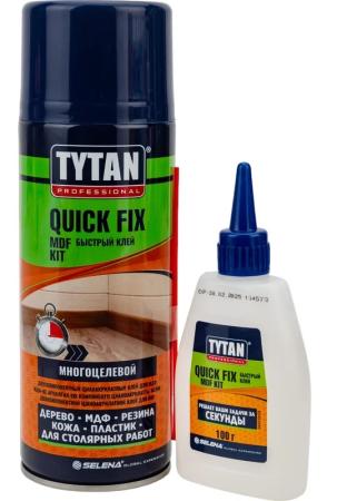Клей TITAN двухкомп. цианоакрилат. для МДФ 400мл/100г прозрач