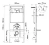 КОМПЛЕКТ Инсталляция + Унитаз bs123-00