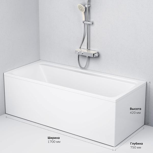 Панель для ванны Am.Pm W52A-170-075W-P Inspire V2.0 170x75см