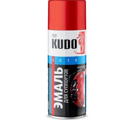 Эмаль для суппортов красная 520мл KUDO 
