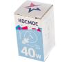 Лампа накаливания шар 40W Е14 прозр. Космос 