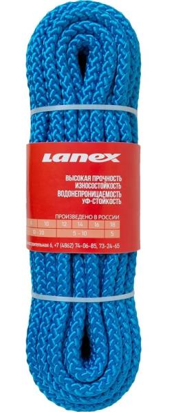 Канат полипропиленовый LANEX плет. серд. 10мм/8пр. 10м