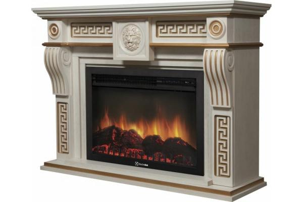 Портал Firelight Vittoriano 30 Белёный дуб с золотой патиной