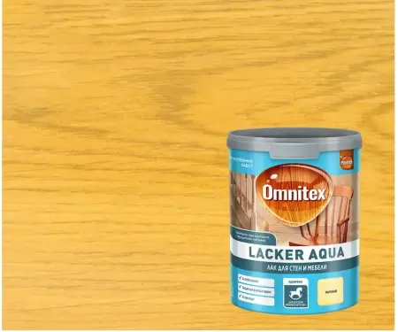 Лак Omnitex Lacker Aqua 10 матовый 1л.