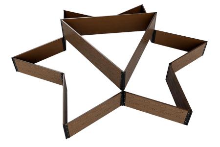 ДПК-03Ч Доска 3D д/грядки (венге) 30*225*3000мм